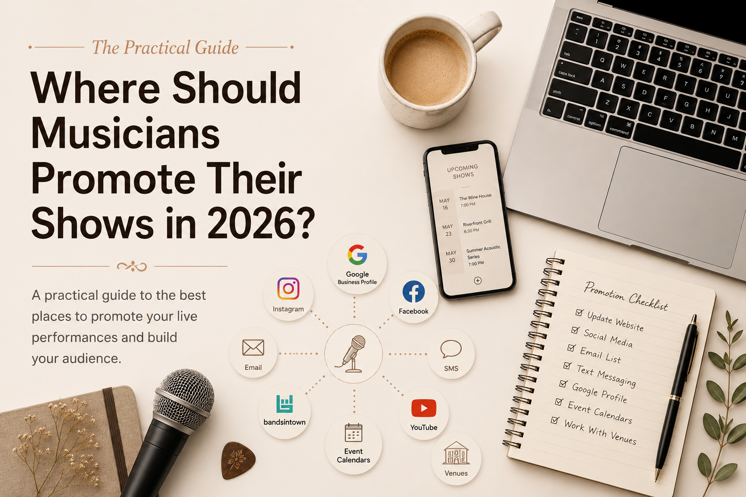 Where Should Musicians Promote Their Shows in 2026?